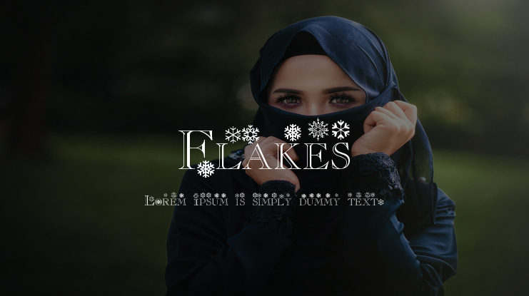 Flakes Font