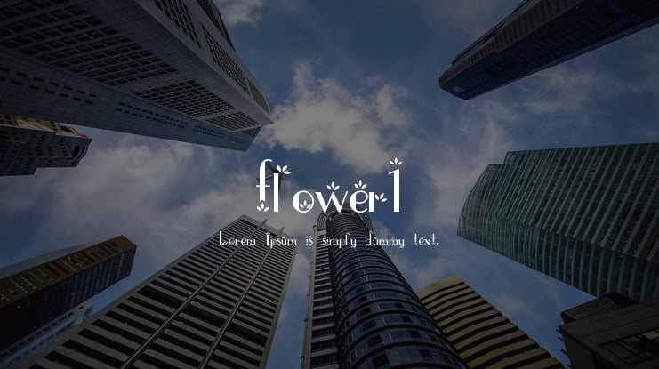 flower1 Font