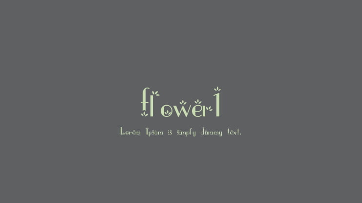 flower1 Font
