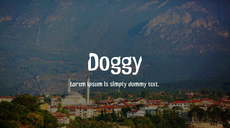 Doggy Font
