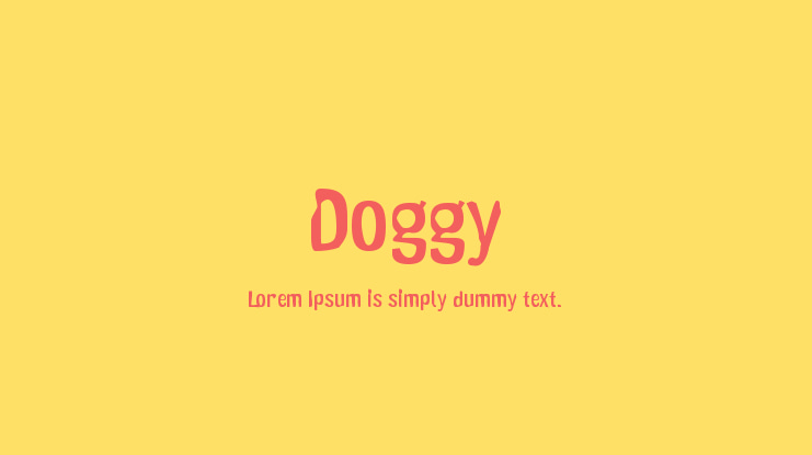 Doggy Font