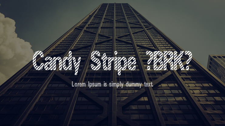 Candy Stripe (BRK) Font