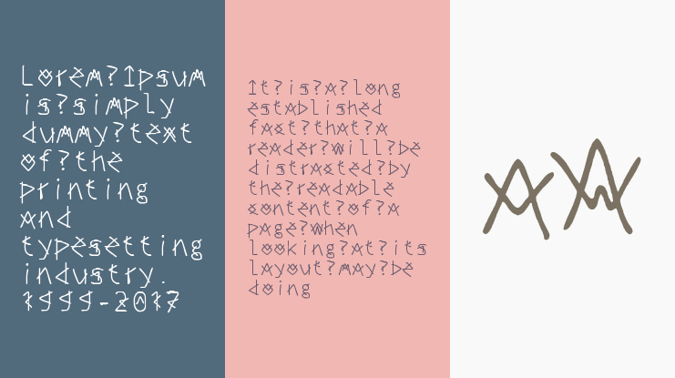 walker free style Font