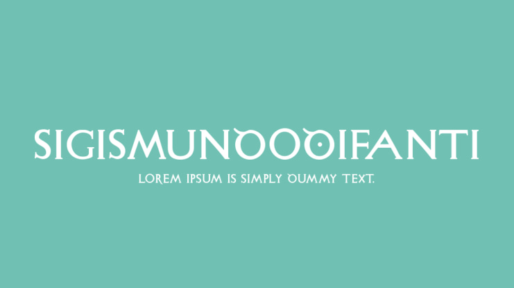 SigismundoDiFanti Font