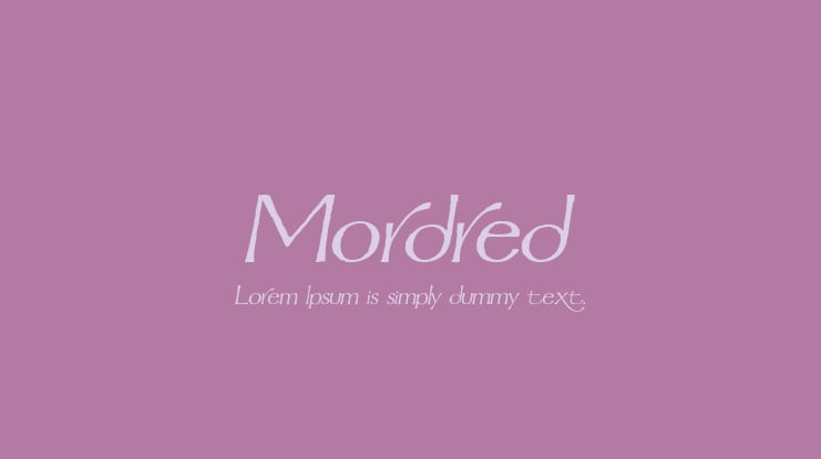 Mordred Font
