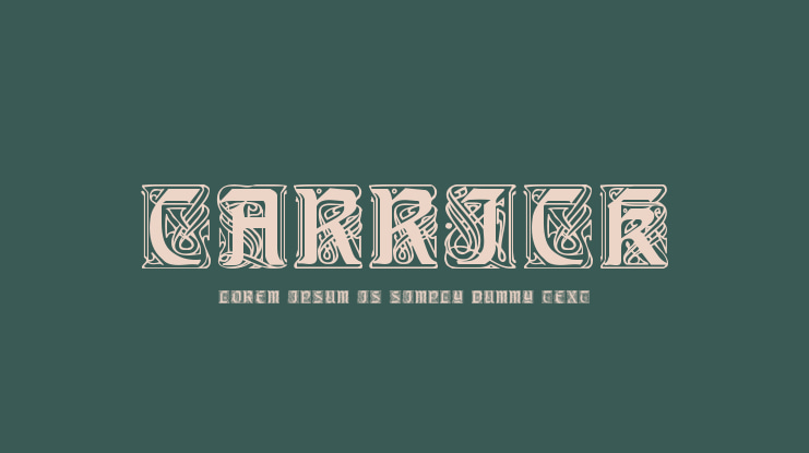 Carrick Font