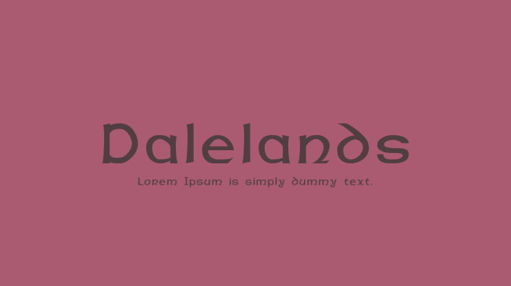 Dalelands Font