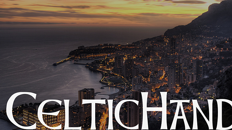 CelticHand Font