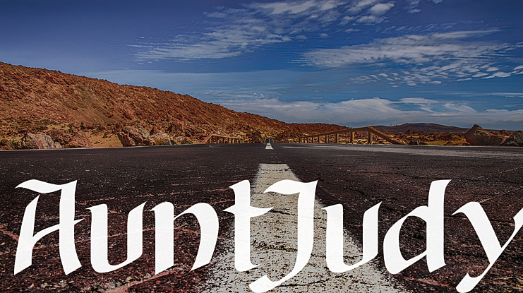 AuntJudy Font