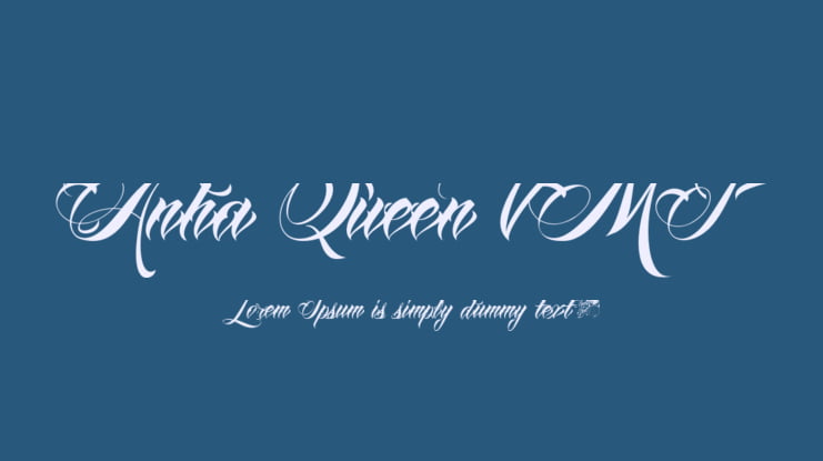 Anha Queen VMF Font