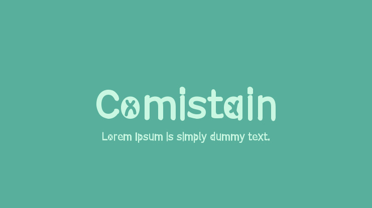 Comistain Font Family