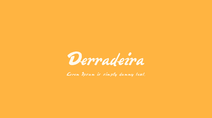 Derradeira Font Family