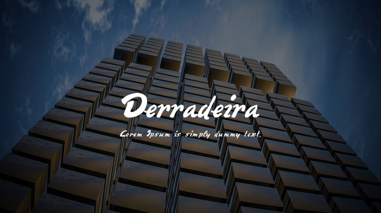 Derradeira Font Family