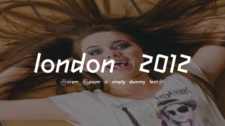 london 2012 Font
