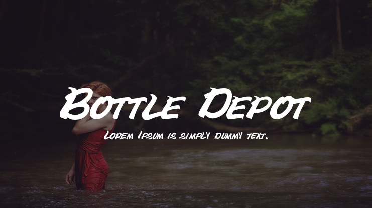 Bottle Depot Font