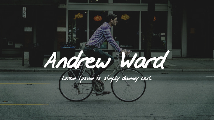 Andrew Ward Font