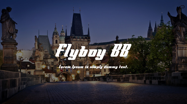 Flyboy BB Font