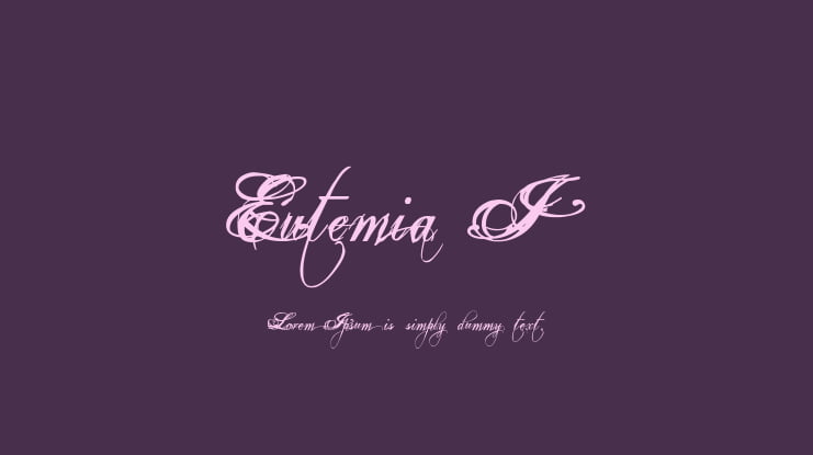 Eutemia I Font Family