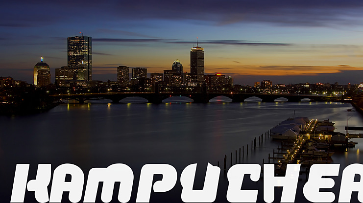 KAMPUCHEA Font