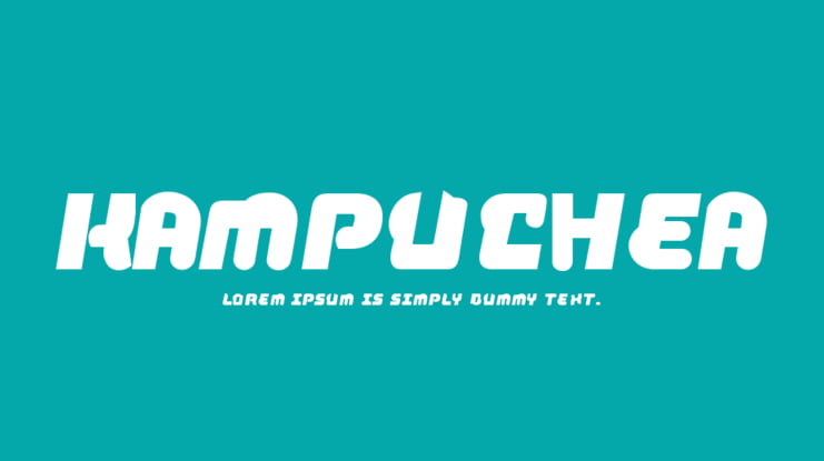 KAMPUCHEA Font