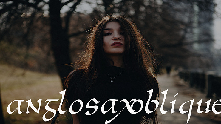 AnglosaxOblique Font