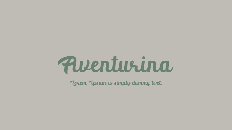Aventurina Font