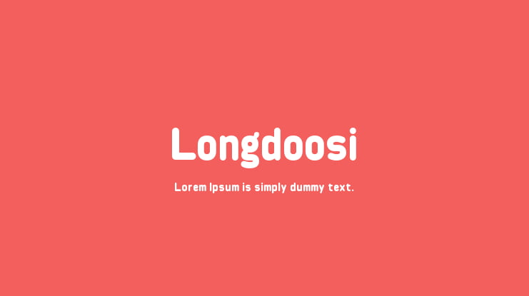 Longdoosi Font