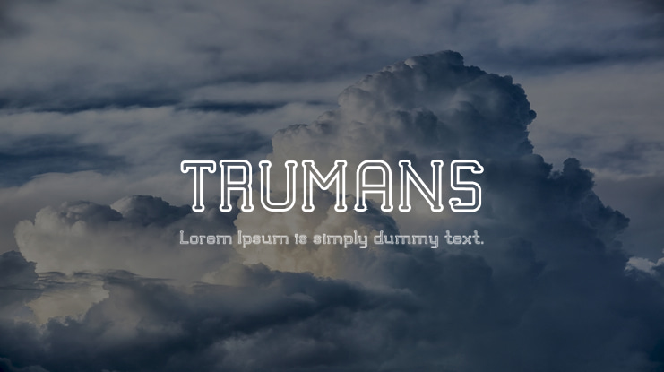 TRUMANS Font Family