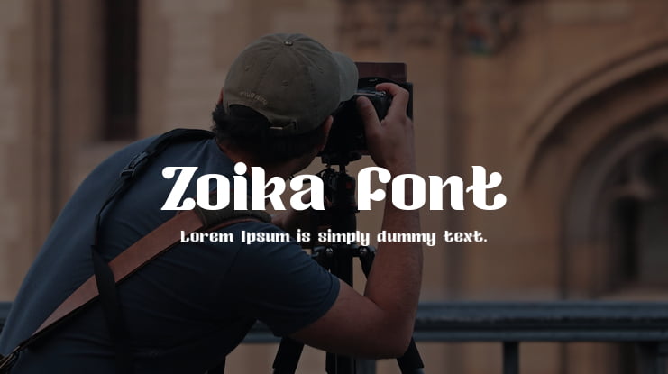 Zoika font