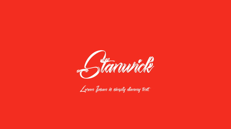 Stanwick Font Family