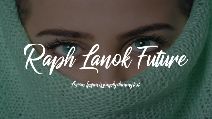 Raph Lanok Future Font