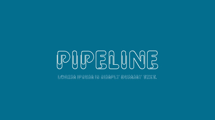 Pipeline Font