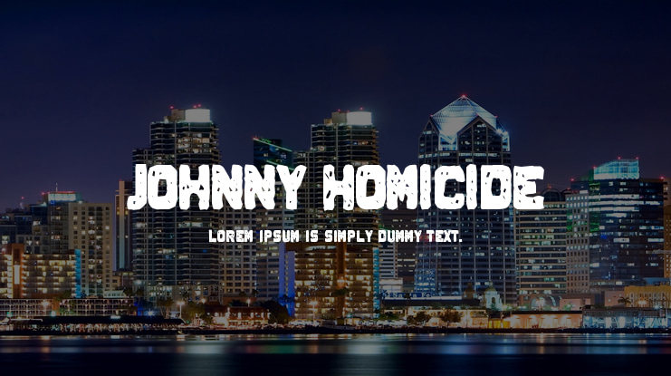 Johnny Homicide Font