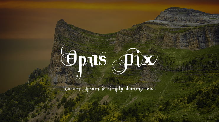 Opus Pix Font