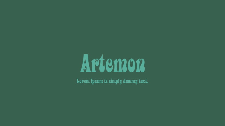 Artemon Font