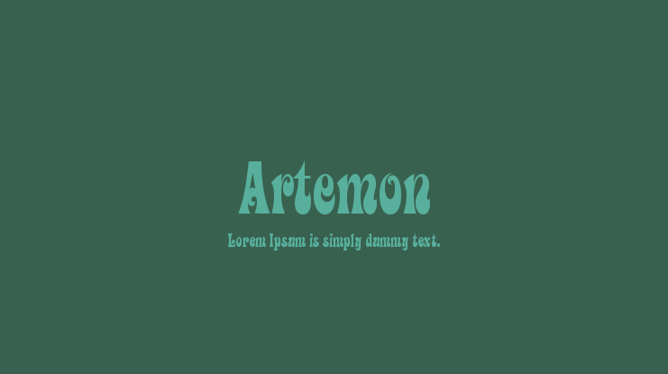Artemon Font