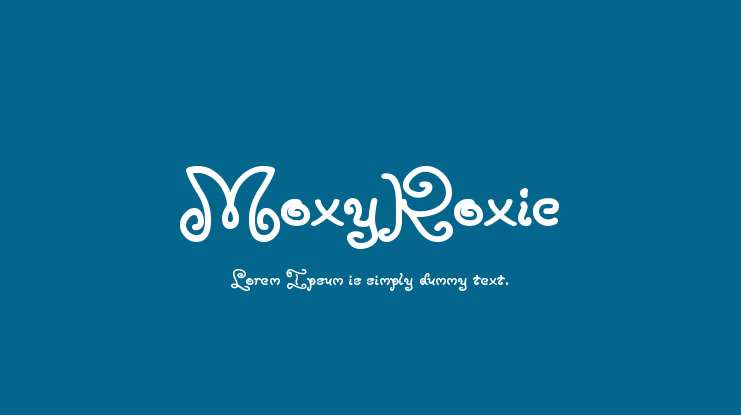 MoxyRoxie Font
