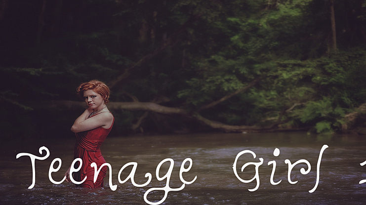 Teenage Girl 1 Font Family