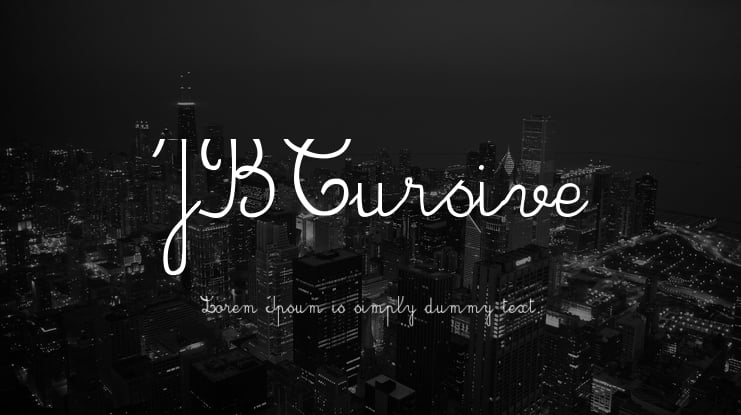 JBCursive Font