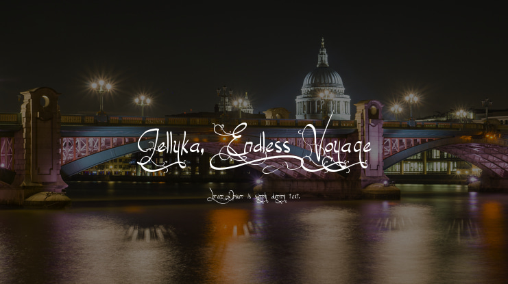 Jellyka, End_less Voyage Font