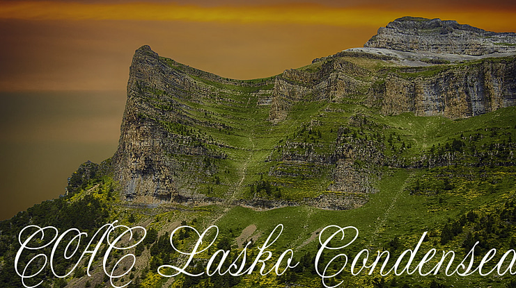 CAC Lasko Condensed Font