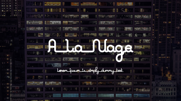A La Nage Font