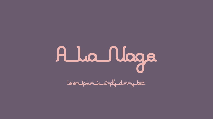 A La Nage Font