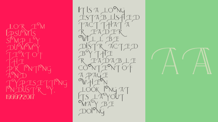 Larkin Capitals Font