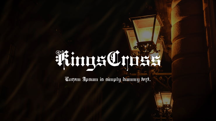 KingsCross Font