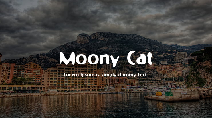 Moony Cat Font