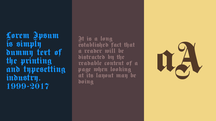 Steelplate Textura Font