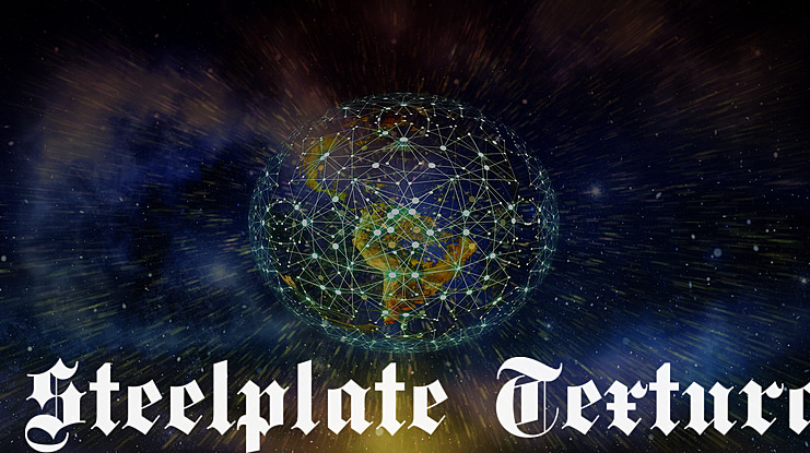 Steelplate Textura Font