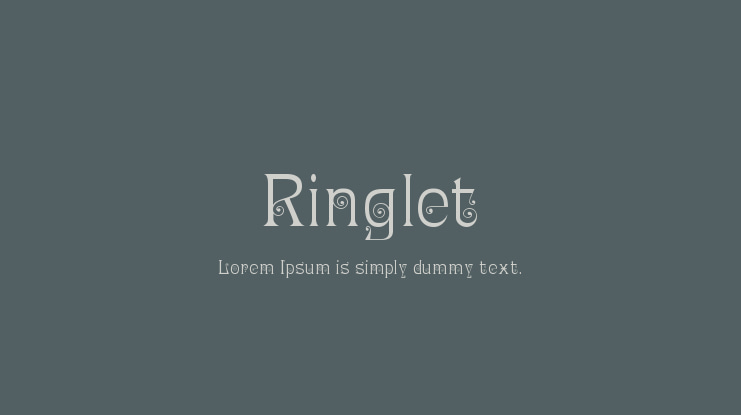 Ringlet Font