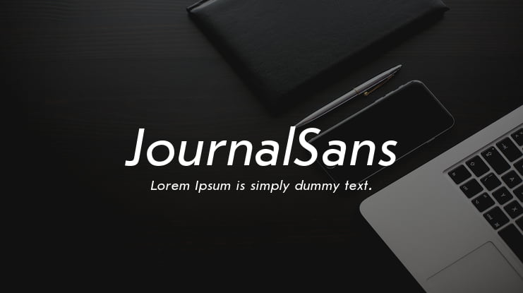 JournalSans Font